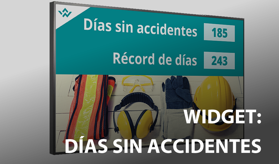 WIDGET: Días sin accidentes